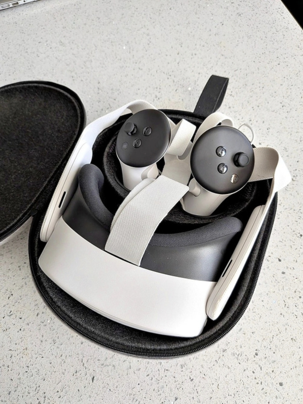 Meta Quest 3S VR Headset with Controllers and Case